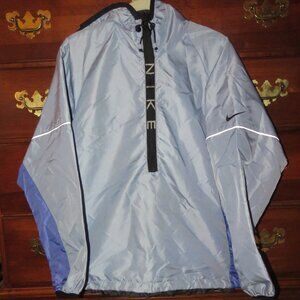 Vintage Nike Reflective Pullover 1/2 Zip Windbreaker Running Jacket Small 4-6